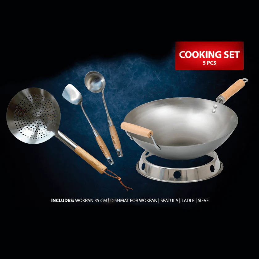 Hot Wok Cooking Set 5-delig