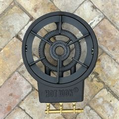 Wokbrander 10kW | Hot Wok | Bovenaanzicht van de gietijzeren wokbrander