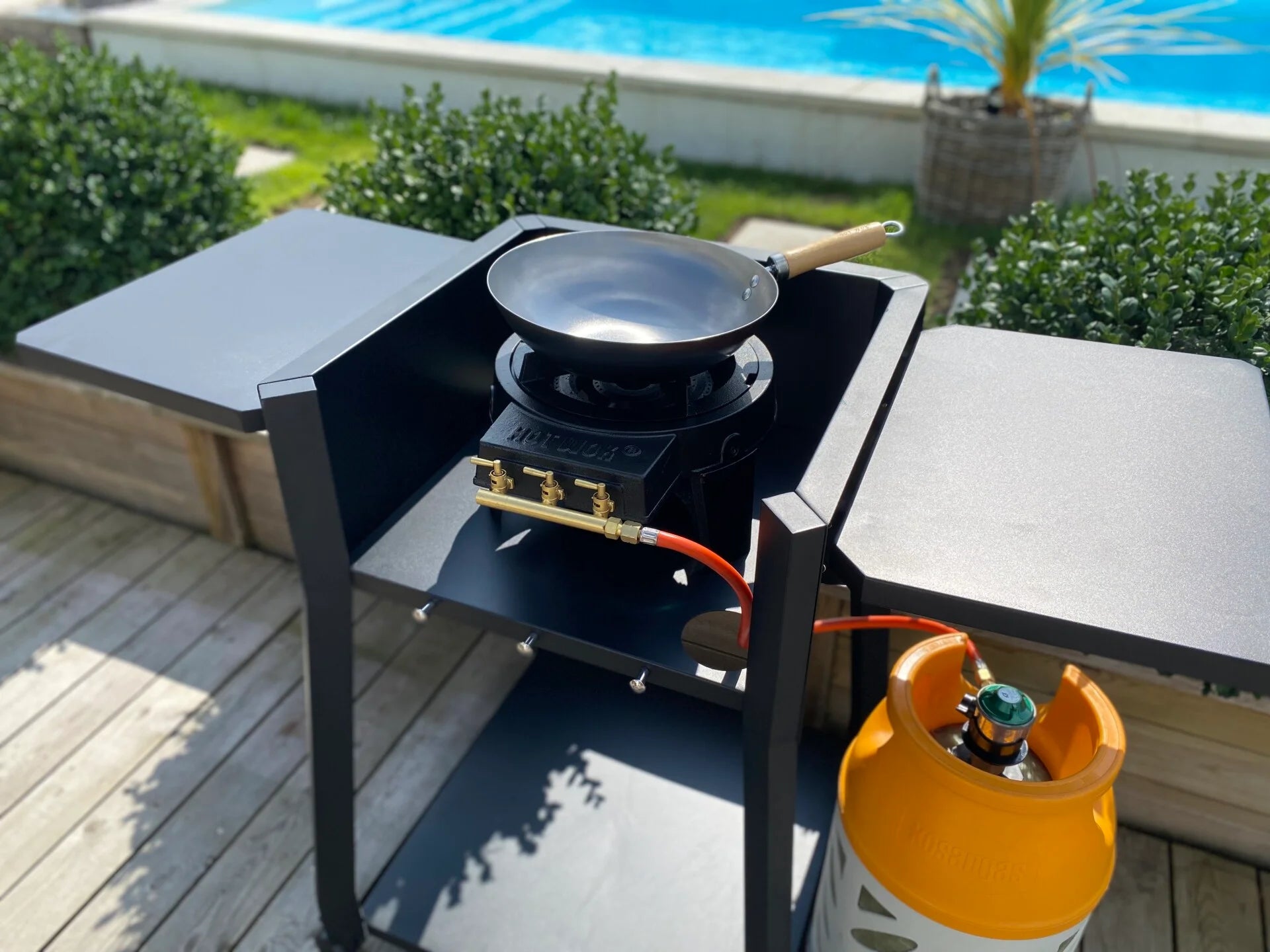 ComforTafel | Buiten met wok | Tafel voor wokbrander